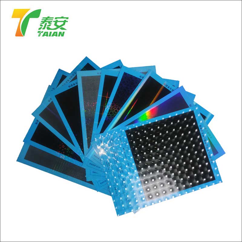 Kustom Transparan Plastik Holographic Thermal Lamination Film