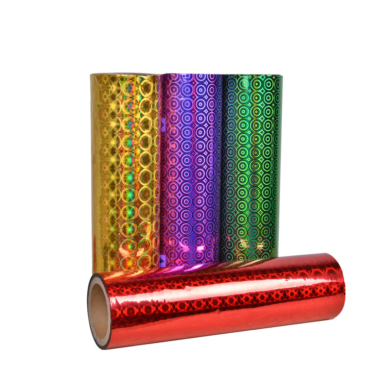 Film Plastik Hologram Rainbow Iridescent